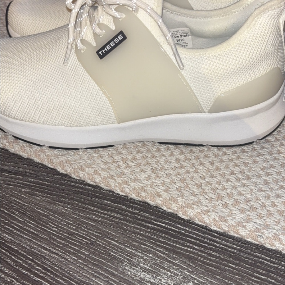 These Women's Cream Sneakers